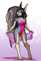 [C] Lilac Swimsuit by MykeGreywolf