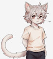 shy kitty by dogebois