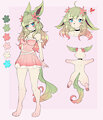 leafeon X shaymin adopt [OPEN] by sm0shy