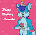 Another early gift from LittleB0dyBigheart thx pal by AnthonitecusBlueWolf