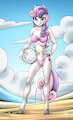Sweetie Belle Volleyball by mysticalpha