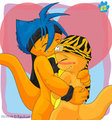 A Warm and Loving Hug Between Lovers by Raukue
