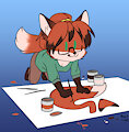 VixenLogic0084.5 - Sign Painting by foxboy83