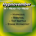 Akko's Hypnovember Day 19: Head-to-Head by Akkobold