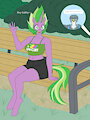 Mare Spike n Gabby by LurkingTyger