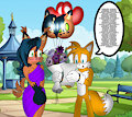 TailsXNicole: Flowers, Balloons, and A Love Letter by MasterMochiKun