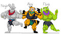 Brazilian Cartoon Character Trio - Ninjin by Skyblue2005