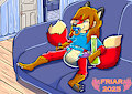 Couchlocked Fox by Friar