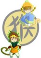 [Adoptable] Zodiac Monkeys (F) and (M) by bottledpaperstars