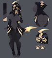 Egyptian Absol adopt :sold by sm0shy