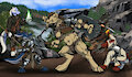 The Kobolds vs the Gnoll by Tokon