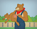 Little Bear Spanked by Uncle Rusty by CheetorPrime