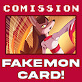 REMINDER Comission - Pokemon - Furry Card. by Naipanart