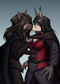 "Quit twaddling and kiss me" by Zaowl