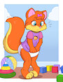 Shy Diaper Wearing Petunia -By pastelberry- by DanielMania123