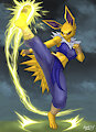 Jolteon Monk by BrushStroke