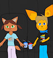 Momoko and Blake in the Movies 4/4/2026 by MegaManstitch87