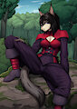 Resting on a rock by Zaowl