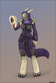 Quarian Renamon by PsyChuan
