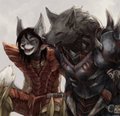 Monster Hunter taking a break by Blacktiger